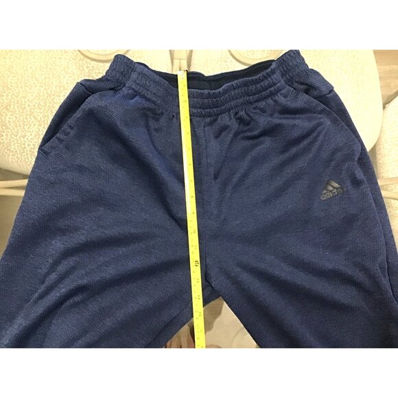 ADIDAS-MENS BLUE STRAIGHT LEG JOGGER SWEATPANTS Men’s SIZE X-LARGE - Picture 4 of 6